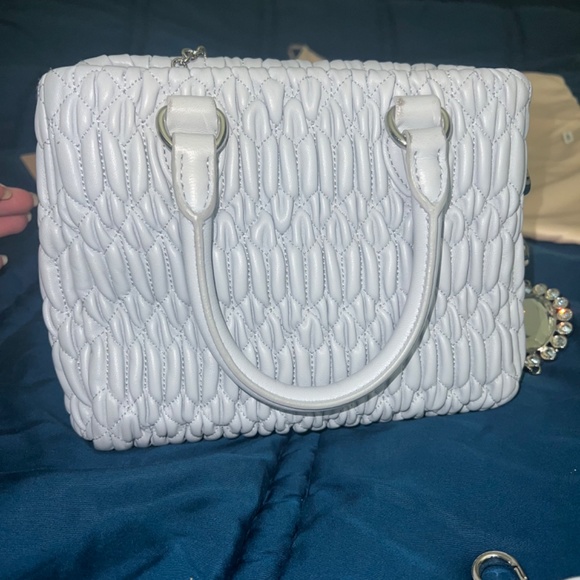 Miu Miu Crystal nappa leather handbag - Picture 4 of 10